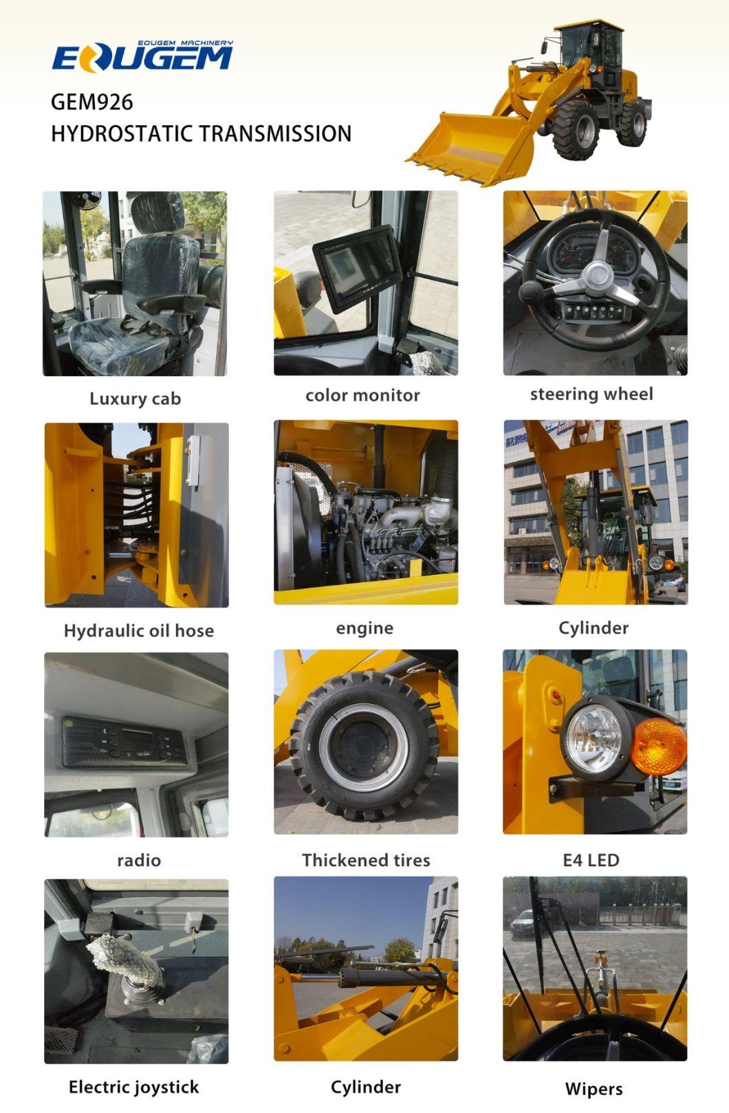Weifang CE Gem926 Daily Heavy Duty Wheel Loader