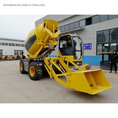Shandong 3.5 M3 Self Loading Concrete Mixer Truck