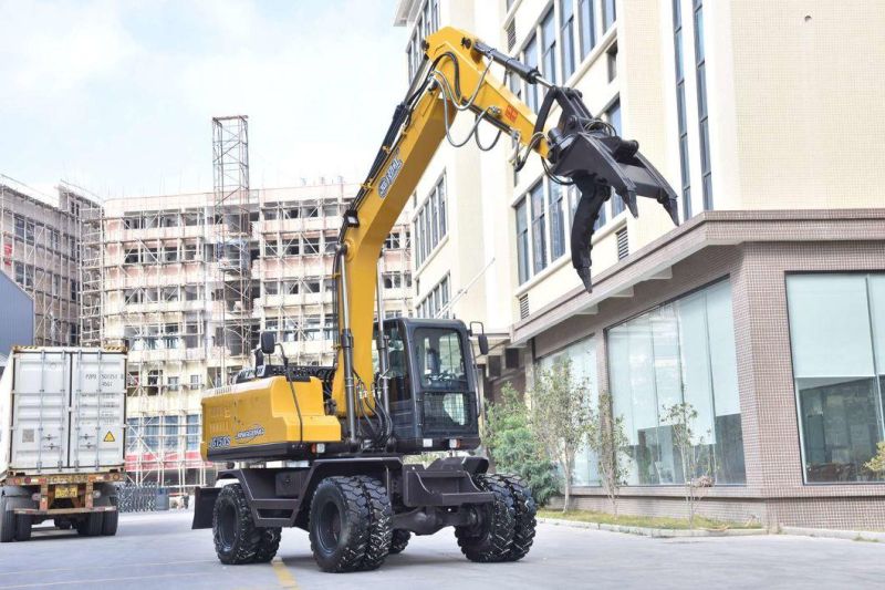 Jg150s 13.5 Ton Rock Excavator with Rock Grapple for Rock Loading