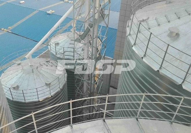 Customized Steel Grain Silo 5000 Ton Grain Silo