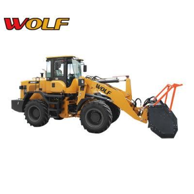 Wheel 100HP Wheel Loader with Mulcher Attachment