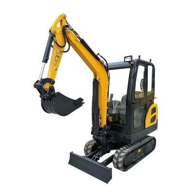 1800kg Mini Excavator 1.8 Ton Digger with CE/ISO Support OEM Mini Tracked Digger