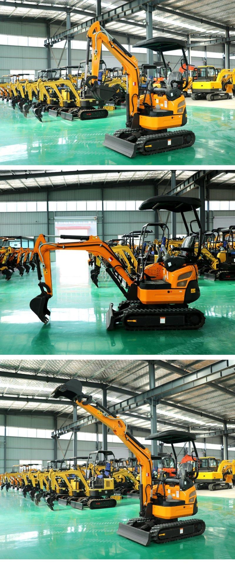 2 Ton Excavators for Sale Mini Trackhoe for Sale Compact Excavator Sales China Excavator