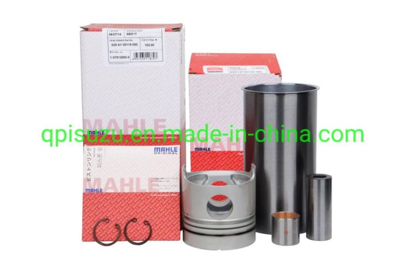 Excavator 4bd1, 6bd1 Diesel Engine Mahle Liner Set 1878126500 1878113780 1878102260 1878115500 for Hitachi Ex120 Ex200 Liner Kit