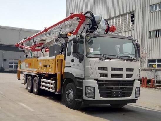 China Famous Brand Hb48K 45m Hot Sale Concrete Pump Truck Price