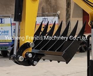 Francis Rt-10 1ton Hydraulic Crawler Micro Mini Digger Bagger Excavators 1000kg Mini Excavator