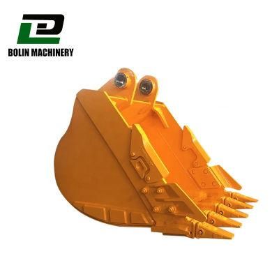 Best Price Excavator Rock Stone Bucket 0.8cbm 1cbm 1.6cbm 2.0cbm 2.2cbm Mining Bucket for Cat