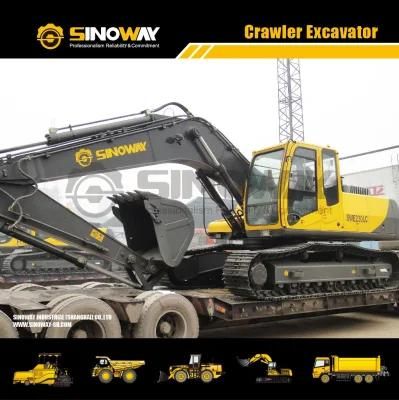 Sinoway 23ton Hydraulic Low Consumption New Crawler Excavator Price