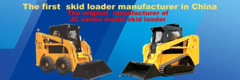 Engineering Construction Equipment 40kw Jc45 Wheel Type Skid Steer Loader with Various Attachments for Sale