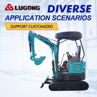 Best Selling Efficient 800kg 0.8ton 1ton Hydraulic Crawler Excavator CE Mini Excavator