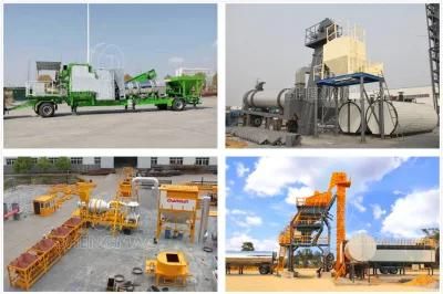 Asphalt Batching 160 Tph Plant Mobile Mixer Asphalt Mixing Machine for Road Construction