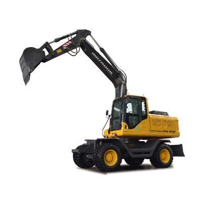 Jg-130s Wheeled Excavator with Log Wood Graber and Sugarcane Grapple