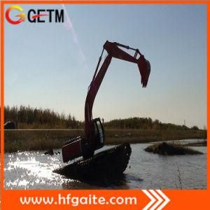Amphibious Excavator for Removing Silty Clay, Clearing Silt Trench