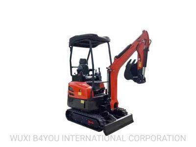 Rdt-17A 1.4ton Swing Boom Mini Digger Excavator Bagger with CE EPA 0.6ton 0.8ton 1ton 1.6 Ton