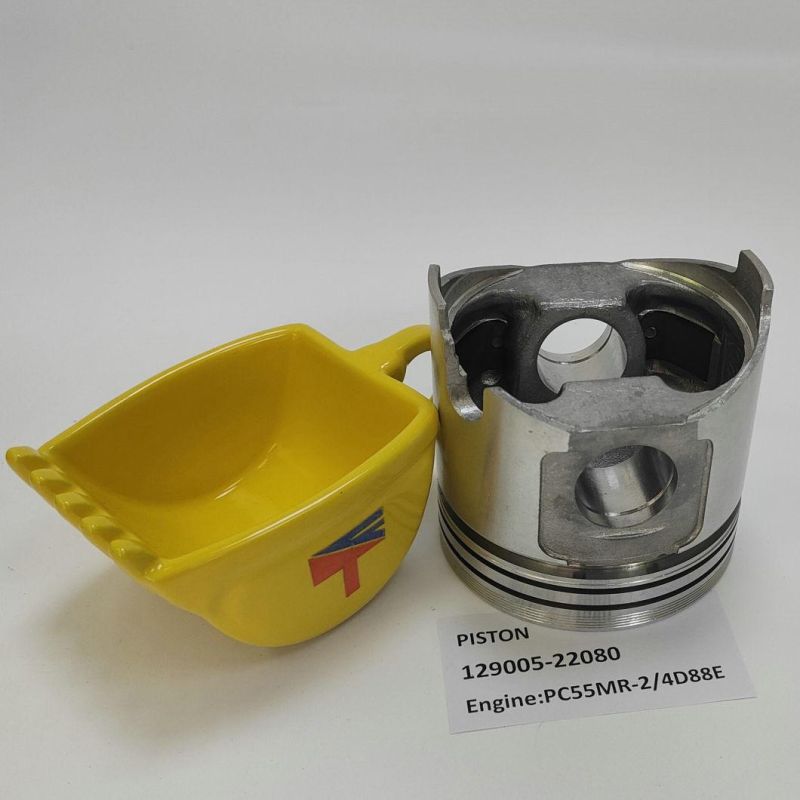 High-Performance Diesel Engine Engineering Machinery Parts Piston 129005-22080 for Engine Parts PC55mr-1/3D88e-5 Generator Set