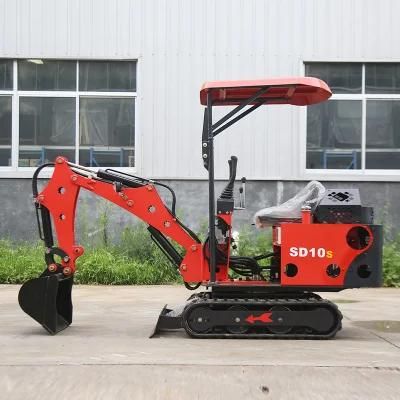 1000kg Hydraulic Mini Excavator Mini Digger Loader Bagger with Competitive Prices Meet CE/EPA/Euro 5 Emission