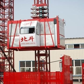 Good Quality Sc Series Construction Hoist for Buildings / Chimneys / Bridges