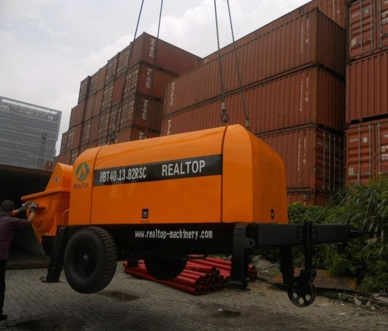 Hbt40.13.82rsc Diesel Concrete Pump, Trailer Mounted Concrete Pump