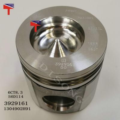 High Quality Diesel Engine Mechanical Parts Piston 3929161 for Engine Parts 6CT8.3 S6d114 Generator Set