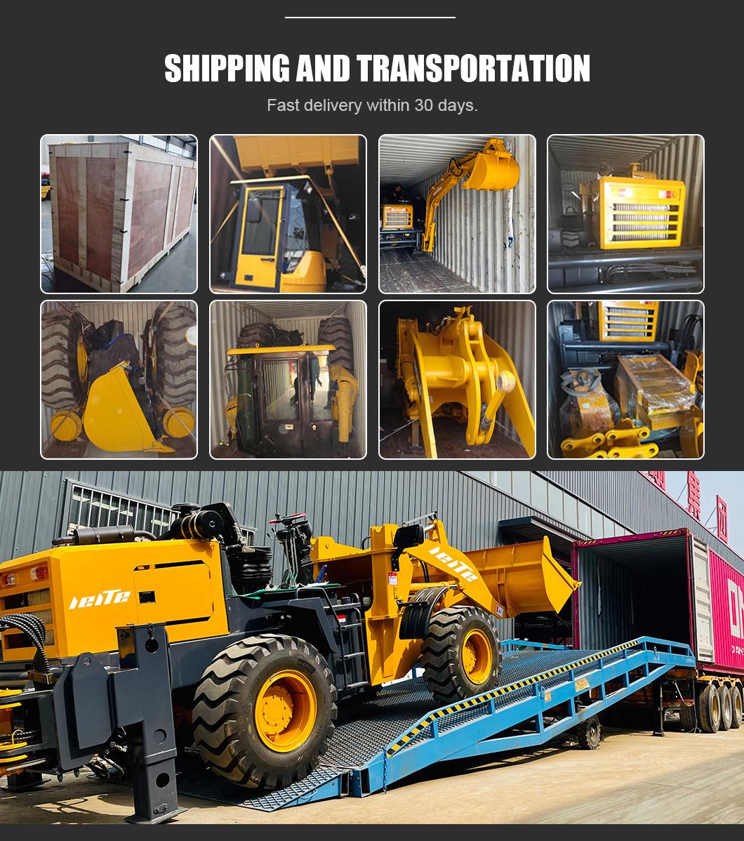 Household Excavator Mini Loader Wheel Loader Backhoe Excavator Loader Small Backhoe for Sale