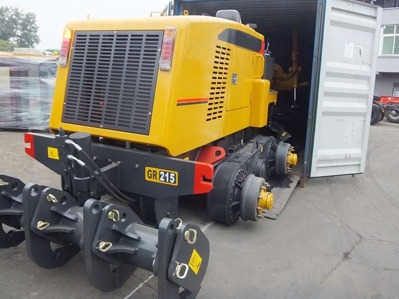 Mini Graders Gr215 210HP Motor Grader with Cum-Mins Engine