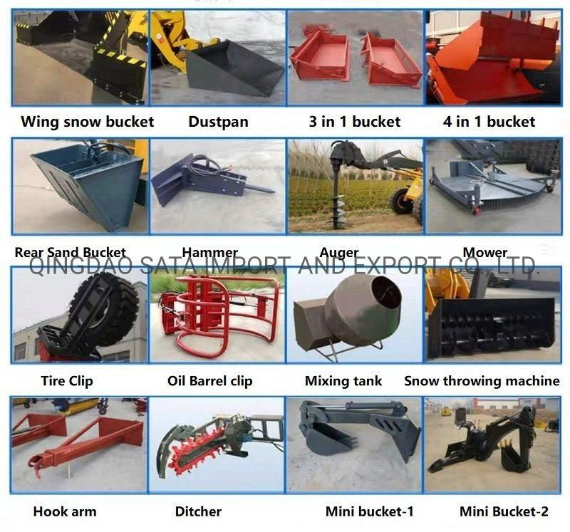 China High Quality 3.0ton Small Telescopic Wheel Loader