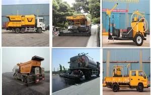 Trailer Asphalt Distributor Spraying