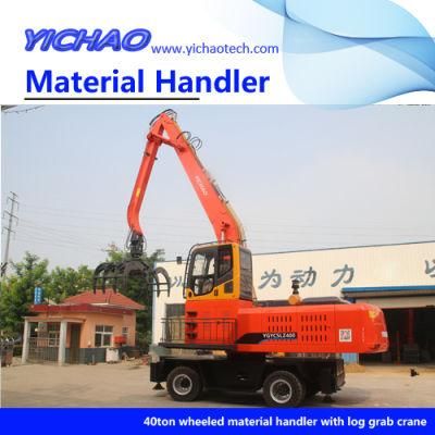 Crawler Hydraulic Grabbing Crane Material Handling Material Handling Equipment for Scrap Metal Recycling