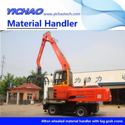 Crawler Hydraulic Grabbing Crane Material Handling Material Handling Equipment for Scrap Metal Recycling