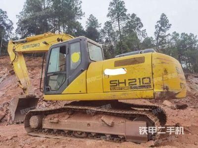 Used Mini Medium Backhoe Excavator Doushan Sh210-5 Construction Machine Second-Hand