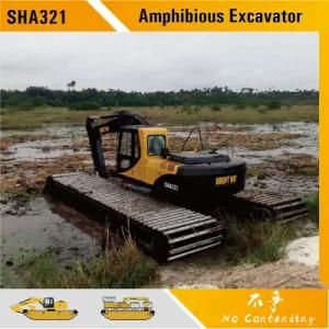 0.9 M3 Amphibious Excavator with Aluminum Track