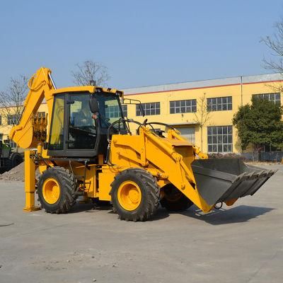 New China Backhoe Excavator Loader 4X4 Machinery with Attachments for Sale