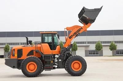 Ensign Wheel Loader 5 Ton Model Yx657 with Engine Power 220HP/162kw