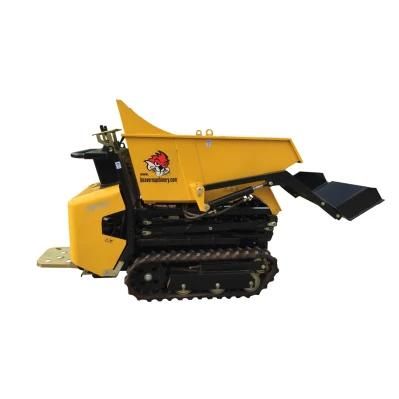 China Hot Sale Rubber Track Self-Loading Mini Dumper