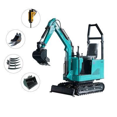 1 Ton Farm Mini Dirgging Excavator Equipment Machine