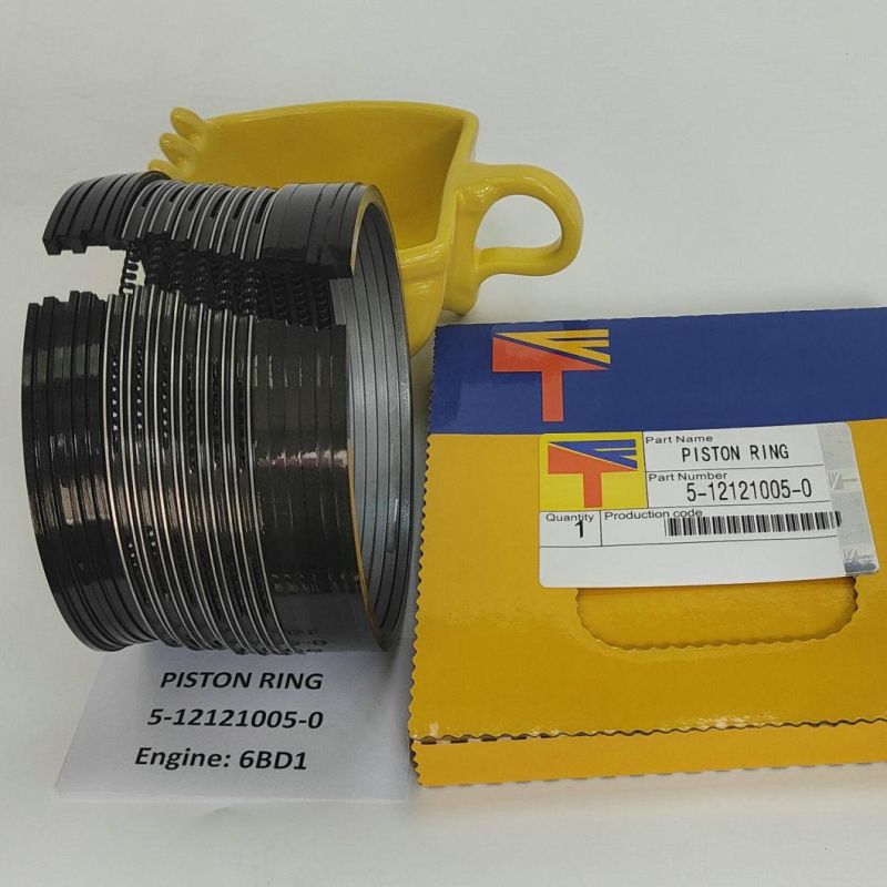 High Quality Diesel Engine Mechanical Parts Piston Ring 5-12121005-0 for Engine Parst 6bd1 Generator Set