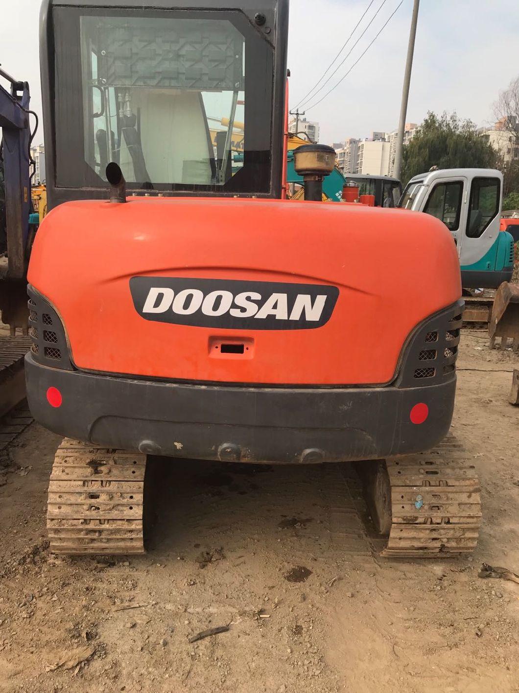 6t Used Doosan Dh60 Crawler Excavator Dh60-7 Mini Excavator