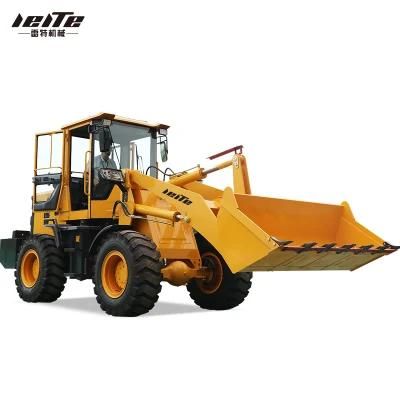 CE Chinese 1.8cbm 3 Ton Front End Loader with Joystick and Fork Cheapest Articulated Mini Wheel Loader for Sale