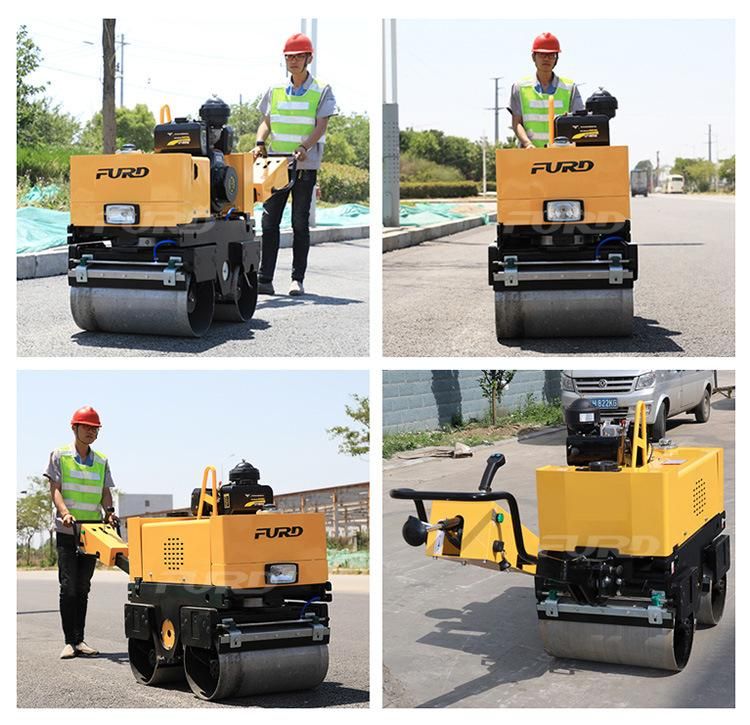 800kg CVT Hydraulic Turning Walk Behind Roller