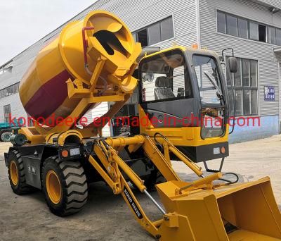 Kd3500 Self Loading Concrete Mixer Price with Pump