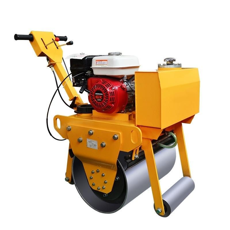 New Mechanical Driving and Vibrating Adopts Hydraulic Walk Behind Vibratory Asphalt Mini Road Roller by Gasoline Engine or Diesel Engine