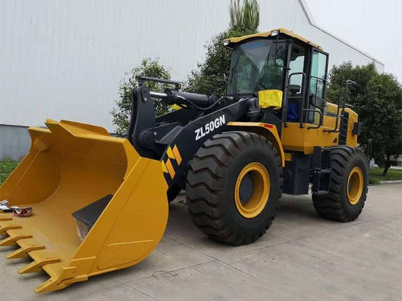 Famous Brand Wheel Loader 5 Ton Zl50gn with Spare Parts to Djibouti