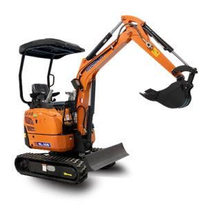 Small Trench Digger Excavator 1.5ton Good Quality Crawler Mini Digger with Low Price.