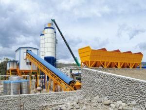 Construction Machinery Mixing Equipment Hzs90 Precast Concrete Mixing Plant