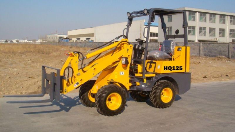 Small Construction Machinery (HQ908) with CE, Perkins Engine Mini Shovel Loader