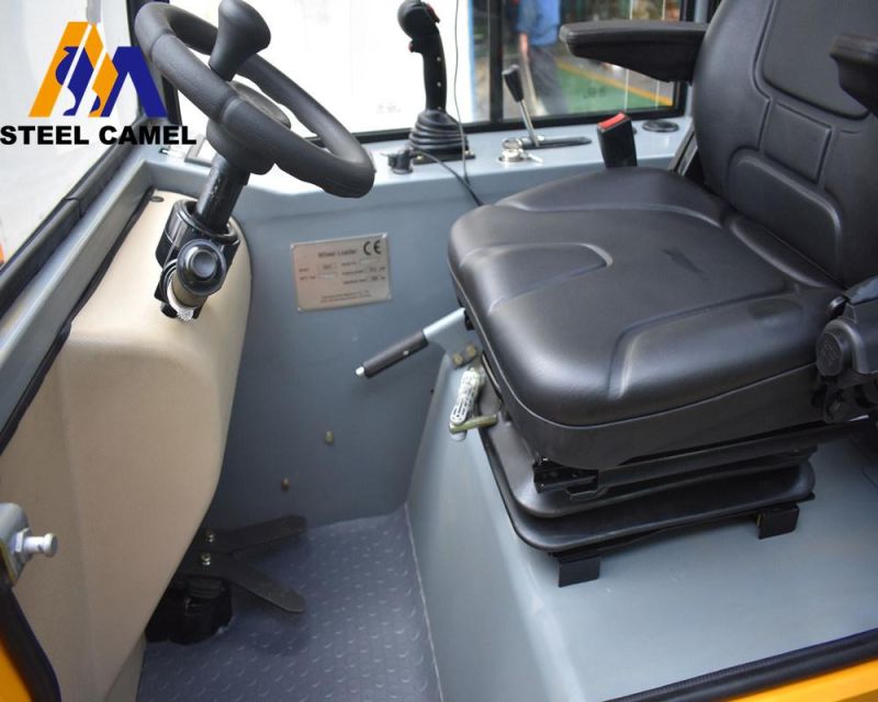 Snow Rotary Broom Sweeper Wheel Loader (M915) with Air Conditioner