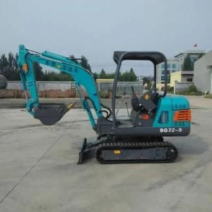 CE Towable Backhoe Mini Crawler Hydraulic Excavators