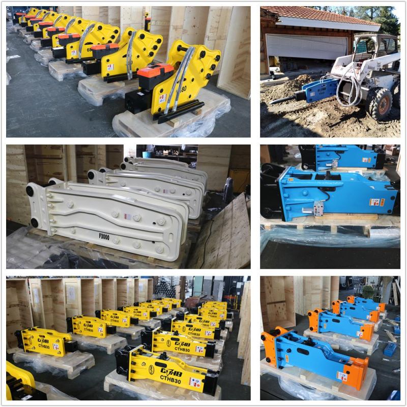Excavator Skid Steer Post Pounder Pile Driver Hydraulic Post Driver for Sale in USA Market
