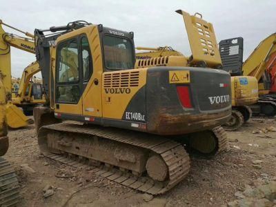 Used Volvo Ec140 Crawler Excavator with Hydraulic Breaker Line and Hammer in Good Condition