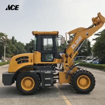 Bucket Hydraulic Wheel Loader 2 Ton Wheel Loader Price for Sale